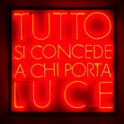 Andrea Pinchi. Tutto si concede a chi porta luce