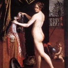 Lavinia Fontana (Bologna, 1552 -  Roma, 1614), Minerva in atto di abbigliarsi, 1613, Roma, Galleria Borghese