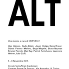 Alt. Mostra collettiva a cura di Cripta 747