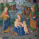 UNO:UNO A tu per tu con l'opera - La Madonna con Bambino e Santi in un paesaggio attribuita a Giovan Pietro Birago: una pittura su pagina