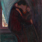 Edvard Munch (1863 - 1944), Il Bacio, 1897, Olio su tela, 99 x 81 cm, Oslo, Munch Museum