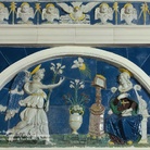 Bottega dei Buglioni, Annunciazione, terracotta policroma invetriata, Badia Tedalda, Chiesa di San Michele Arcangelo
