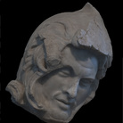 Testa di Persiano. Roma, Museo Palatino. Alt. 0,32 m. Marmo bianco. Età augustea