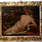 Annibale Carracci (Bologna, 1560 – Roma, 1609), Venere e Satiro con due amorini, 1589-90, olio su tela