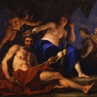 Compiègne, Musée National du Palais | Sebastiano Ricci, Ercole ai piedi di Onfale, 1701 circa, Olio su tela, 112 x 90 cm, Amiens, Musée de Picardie | Foto Marc Jeanneteau / Musée de Picardie (Lav 1894 - 268 )