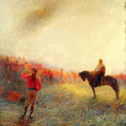 Plinio Nomellini, Garibaldi, 1907, Olio su tela, Livorno, Museo Fattori