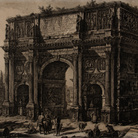 Giambattista Piranesi, Vedute di Roma, Arco di Costantino, Acquaforte, 47.7 x 71.2 cm | Courtesy Musei Bassano