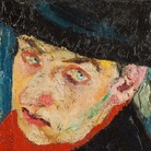 Fausto Pirandello, Autoritratto, 32 x 19.5 cm, Galleria Arte Moderna, Milano