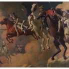 Cesare Viazzi, La cavalcata delle valchirie, 1906-1911, Olio su tela, Collezione Leonardo Grigliè