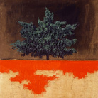Carlo Mattiol, Paesaggio, 1987, olio su tela, 99x63 cm - Courtesy: Archivio Mattioli