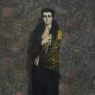 Cesare Sofianopulo, Ritratto di Luciana Valmarin, 1927, Olio su tela, 195 × 130 cm, Collezione privata