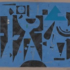 Willi Baumeister, Ruhe und Bewegung II, 1947, oil on hardboard, cm 81x100