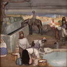 Giuseppe Biasi, Mattino in un villaggio sardo, 1912, Sassari, Pinacoteca Nazionale | Courtesy of MIBACT, Polo Museale della Sardegna