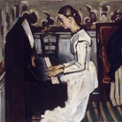 Paul Cézanne (1839–1906), Jeune Fille au piano, 1866 circa, Olio su tela, 92 x 57 cm, Museo Statale Ermitage, San Pietroburgo