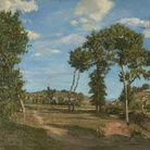 Frédéric Bazille (1841 - 1870), Paesaggio sul fiume Lez, 1870, Olio su tela, 137.1 x 200.6 cm, Minneapolis Institute of Art