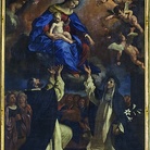 Guercino, Madonna del Rosario con San Domenico e Santa Caterina da Siena, 1642, Osimo, Chiesa di San Marco