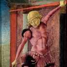 Cosmè Tura, San Giorgio, 1460-1465, Tempera su tavola, 13 x 21.6 cm, cm, Fondazione Giorgio Cini, Galleria di Palazzo Cini, Venezia