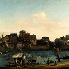 Bernardo Bellotto, Pirna dal villaggio dei pescatori, 1753-1754, Olio su tela, 237 x 136 cm, Gemäldegalerie Alte Meister, Staatliche Kunstsammlungen Dresden | © 2016 Foto Scala, Firenze/bpk, Bildagentur fuer Kunst, Kultur und Geschichte, Berlin