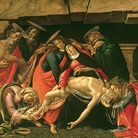 Sandro Botticelli, Compianto sul Cristo morto con i Santi Girolamo, Paolo e Pietro, 1495, tempera su tavola, 207 x 140 cm, Alte Pinakothek, Monaco di Baviera