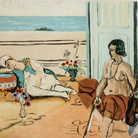 Henri Matisse, Odalisque sur la terrasse, 1922, Acquatinta su carta | Courtesy of Fondazione Magnani-Rocca 2020