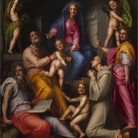 Pontormo (Jacopo Carucci; Pontorme, Empoli 1494-Firenze 1557) Sacra conversazione (Pala Pucci), 1518; olio su tavola; cm 221,5 x 189,5. Firenze, Chiesa di San Michele Visdomini