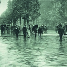Alfred Stieglitz, Giorno di pioggia a Parigi, 1895, Photogravure, 16 x 9 cm, Parigi, Parigi, Musée d'Orsay