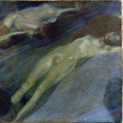 Gustav Klimt, Acqua in movimento, 1898, Olio su tela, 65 x 52 cm, Collezione privata | © Galerie St. Etienne, New York