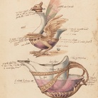 Jacopo Ligozzi, Modelli per bicchieri ‘da capriccio’ 1617-1618. Penna e inchiostro, inchiostro diluito, pigmenti policromi di origine naturale. Firenze, Gabinetto Disegni e Stampe degli Uffizi