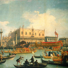 Canaletto (1697-1768), Il Bucintoro di ritorno al Molo il giorno dell'Ascensione, Venezia, 1729, Olio su tela, 260.5 x 183 cm, Mosca, The Pushkin State Museum of Fine Arts | © The Pushkin State Museum of Fine Art, Moscow