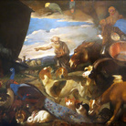 Giovanni Benedetto Castiglione detto Grechetto (1609 - 1664), L'arca di Noè, Olio su tela, 256 x 180 cm, Genova, Museo dell'Accademia Ligustica