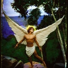 David LaChapelle, Emmanuel as angel, 1985, stampa cromogenica, cm 61x45,7