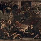 Jacopo Robusti detto il Tintoretto, La strage degli innocenti, 1582-87 422x546 cm, olio su tela, Scuola Grande di San Rocco, Venezia