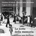 La notte della memoria a 70 anni dalla distruzione dei ponti di Firenze