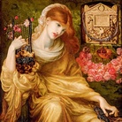 Dante Gabriel Rossetti, La vedova romana, 1874, Olio su tela, Museo de Arte de Ponce / The Luis A. Ferré Foundation, Inc