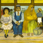 Frida Kahlo, El Camion, 1929. Olio su tela, 26 x 55,5 cm. Col. Museo Dolores Olmedo, Xochimilco, México. Photographs by Erik Meza / Javier Otaola ; image © Archivo Museo Dolores Olmedo, 2013 Banco de México