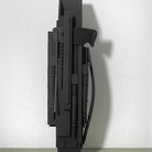 Louise Nevelson, Senza titolo, 1980, circa Legno dipinto nero 183 x 61,5 x 4 cm, Courtesy Fondazione Marconi, Milano