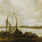 Jan van Goyen, Veduta del Reno vicino a Hochelten, 1653 olio su tela, cm 81 x 152. L’Aia, Gabinetto reale di pitture Mauritshuis acquisito nel 1975. © L’Aia, Gabinetto reale di pitture Mauritshuis