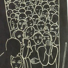 Felice Casorati, La maschera e il volto, 1953-54. Dalla commedia di Luigi Chiarelli. Tempera su carta, cm 36x52h. RAI, Roma