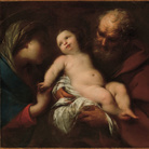 Carlo Francesco Nuvolone (Milano 1609-1661), Sacra Famiglia, 1640-1645 circa, olio su tela.