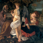 Caravaggio, Il riposo durante la fuga in Egitto, 1595-1596, olio su tela, cm 135,5x166,5