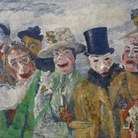 James Ensor (1860 - 1949), L'intrigo, 1890), Anversa, Koninklijk Museum voor Schone Kunsten