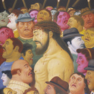 Fernando Botero, Gesù e la folla, 2010.