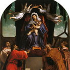 Madonna con il Bambino e i santi Giacomo Maggiore, Andrea, Cosma e Damiano