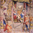 Giuseppe spiega il sogno del Faraone delle vacche grasse e magre, 1548. Disegno e cartone di Francesco Salviati. Atelier di Nicolas Karcher. Firenze, Soprintendenza Speciale PSAE e per il Polo Museale