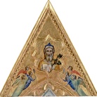 Giotto, Cuspide con Dio Padre e angeli, già parte del Polittico Baroncelli. Tempera e oro su tavola, dalla basilica di Santa Croce, Cappella Baroncelli (Firenze). San Diego, The San Diego Museum of Art The San Diego Museum of Art