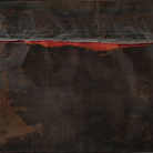 Caravaggio. Il contemporaneo, Mart - Museo di arte moderna e contemporanea di Trento e Rovereto, 9 ottobre 2020 - 5 aprile 2021 | Alberto Burri (1915 - 1995), Ferro SP, 1961, Roma, Galleria Nazionale di Arte Moderna e Contemporanea | Courtesy of Ministero per I Beni Culturali e Ambientali e del Turismo e Mart - Museo di Arte Moderna e Contemporanea di Trento e Rovereto