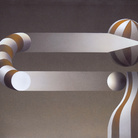 Julio Le Parc, Modulation 1038, 1991, acrilico su tela, cm.73x100