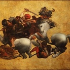 Ignoto, La lotta per lo stendardo, cosiddetta Tavola Doria, inizio XVI secolo
