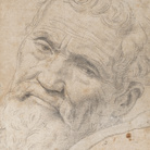 Daniele da Volterra (Circa 1509 - 1566), Ritratto di Michelangelo Buonarroti, 1550-1551 circa, Puntasecca e gesso nero con tracce di bianco, contorni predisposti per il trasferimento, Senza cornice 29.5 x 21.9 cm, Haarlem, Museo Teylers, Acquistato nel 1790 | Immagine © Museo Teylers, Haarlem