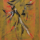 Claudio Palmieri, Angeli terreni, 2008, olio su tavola, cm 93x70